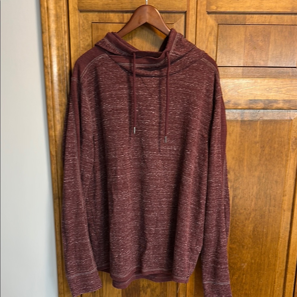 Men’s Maroon Hooded Sweatshirt